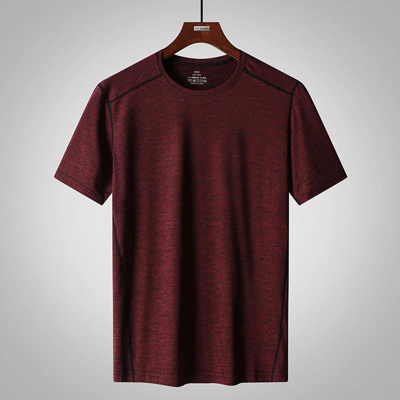 تيشرتات كبيرة الحجم 6XL 7XL 8XL للرجال، تي شيرت صيفي للذكور، قمصان أساسية كاجوال، توب رياضي، ملابس رجالية، تي شيرت بأكمام راجلان