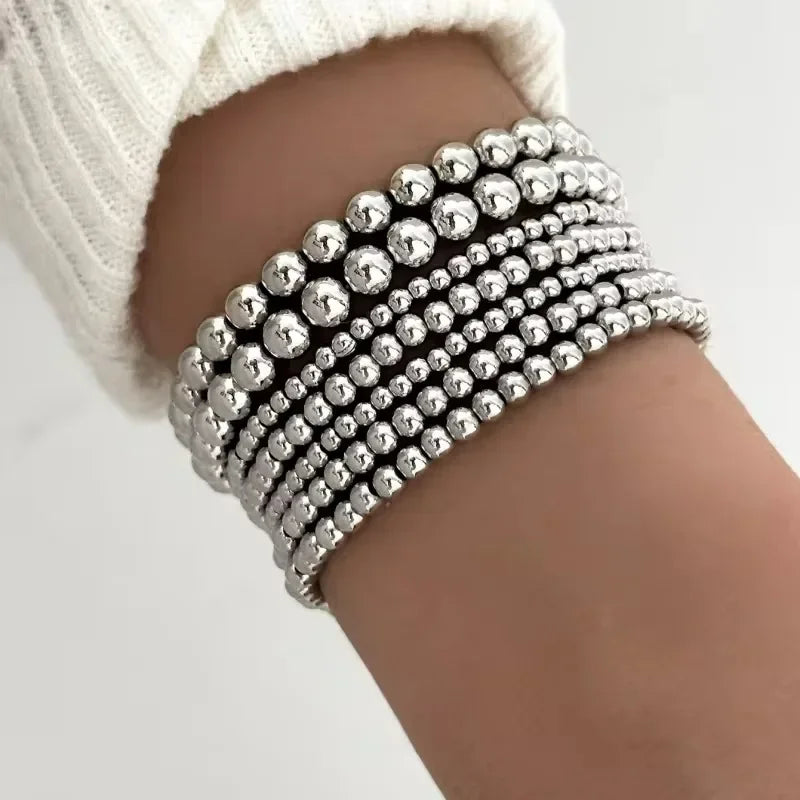 Ensemble de 3 Bracelets et Joncs Ouverts de Forme Irrégulière avec Lignes Torsadées Géométriques pour Femme, Accessoires de Style Punk Exagéré