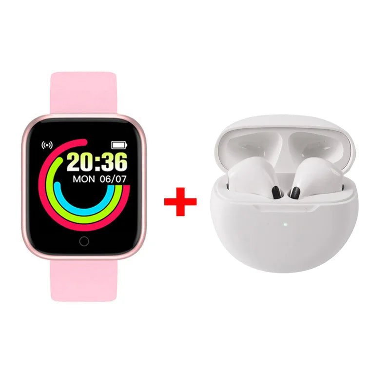 Montre connectée D20 Smart Watch Sport Fitness Tracker Podomètre Smartwatch pour Hommes Femmes Montre-bracelet numérique Y68 Pro6 Cadeau