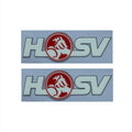 2-Pack HSV Racing Flag Car Badge Logo Sticker - Horton Vehicle Accessories
