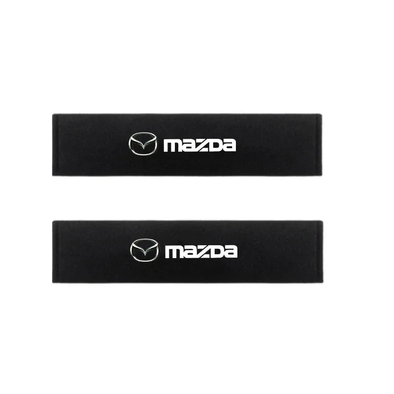 Housse d'appui-tête de voiture Housse de siège auto Oreiller de soutien de la nuque pour Mazda 2 3 5 6 MX5 Axela Atenza MS CX-3 CX-4 CX-5 CX-7 CX-9 CX-8