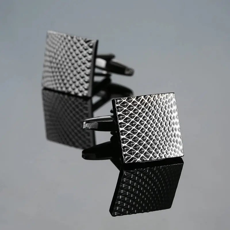 Boutons de manchette originaux de haute qualité pour hommes en cuivre, gravure laser, boutons de manchette de marque pour hommes, accessoires de costume, bijoux de mode