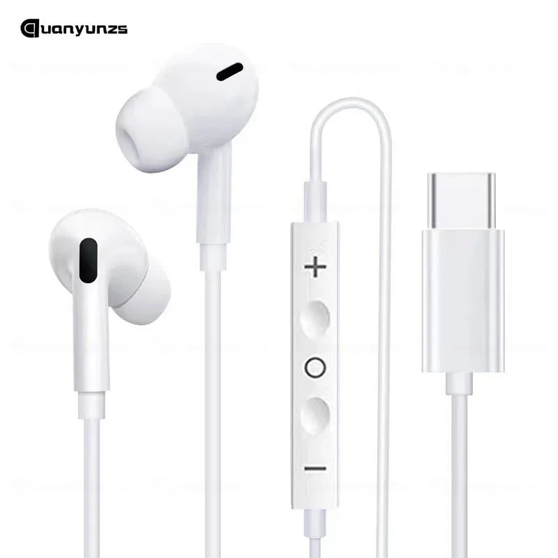 Écouteurs filaires Écouteurs de type C pour casques Apple Lightning avec ligne iPhone 5 6 8 7 Plus X XS MAX XR 10 11 12 13 14 Pro 15 16