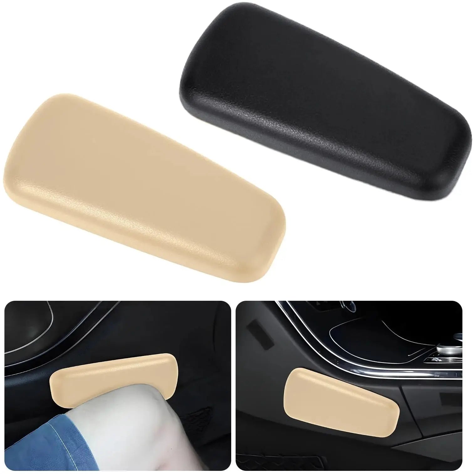 Elbow Pad Arm Rest for Car Soft Leather ArmRest Pillow Comfortable Support Car Interior Accessories Knee Cushion Car Door Pads
