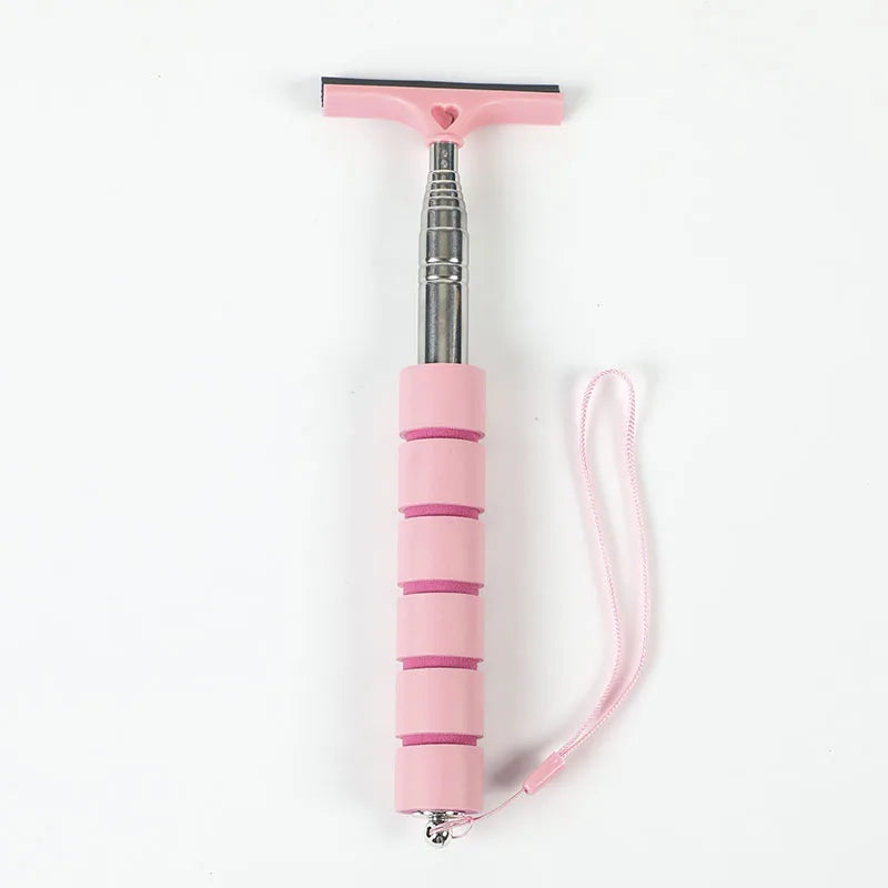 Outil de nettoyage d'essuie-glace de rétroviseur de voiture, raclette anti-buée pour vitres de voiture, brosse de nettoyage de vitres télescopique avec poignée, accessoires de voiture