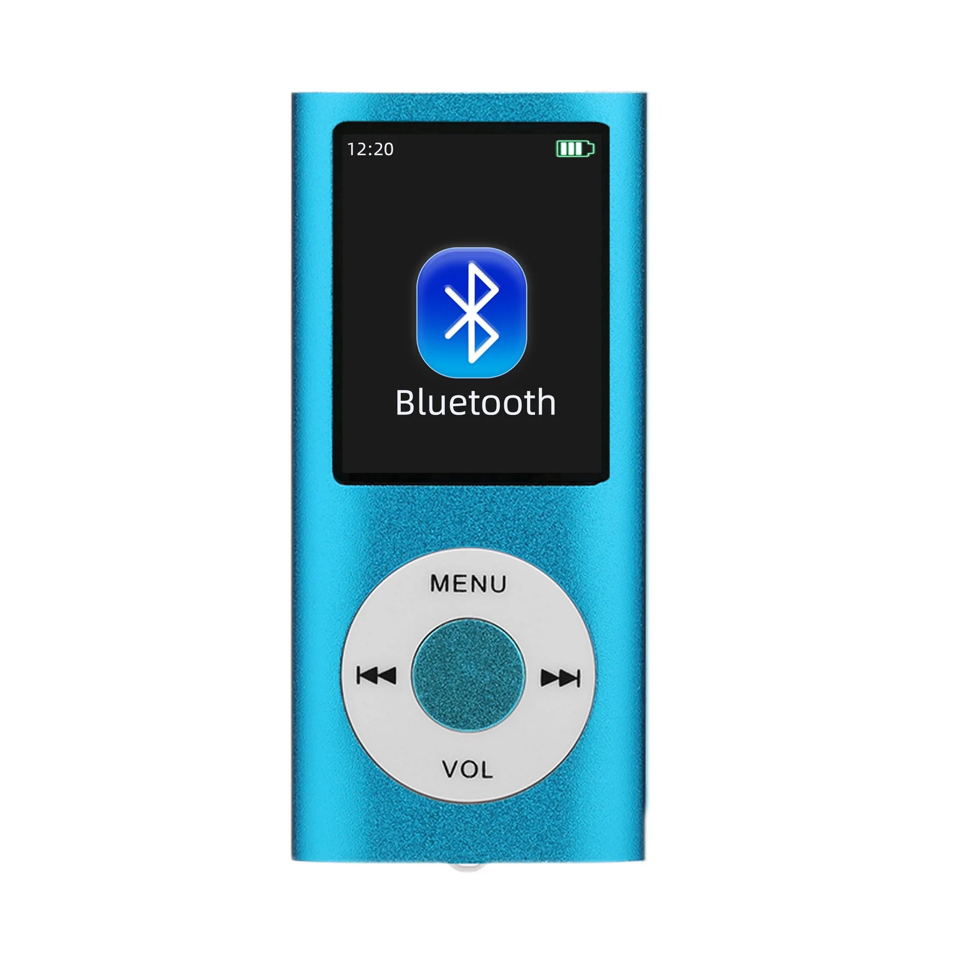 Lecteur MP3 avec écouteurs, câble de données, design élégant, multifonctionnel, son sans perte, écran LCD mince de 1,8 pouces, lecteurs de musique MP3 portables