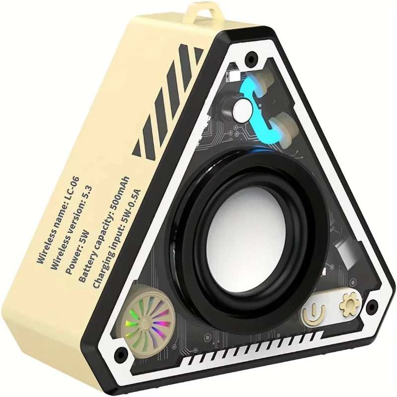Haut-parleur Bluetooth TWS portable Subwoofer audio Mini haut-parleur sans fil portable Musique HiFi Son surround Haut-parleur extérieur