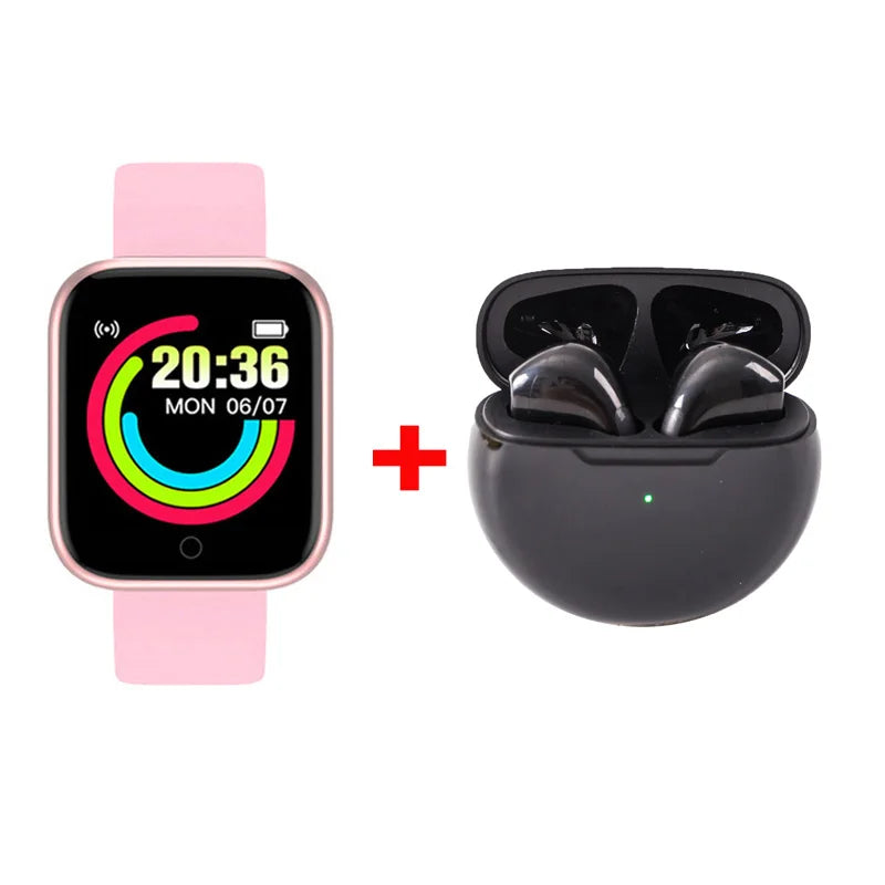 Montre connectée D20 Smart Watch Sport Fitness Tracker Podomètre Smartwatch pour Hommes Femmes Montre-bracelet numérique Y68 Pro6 Cadeau