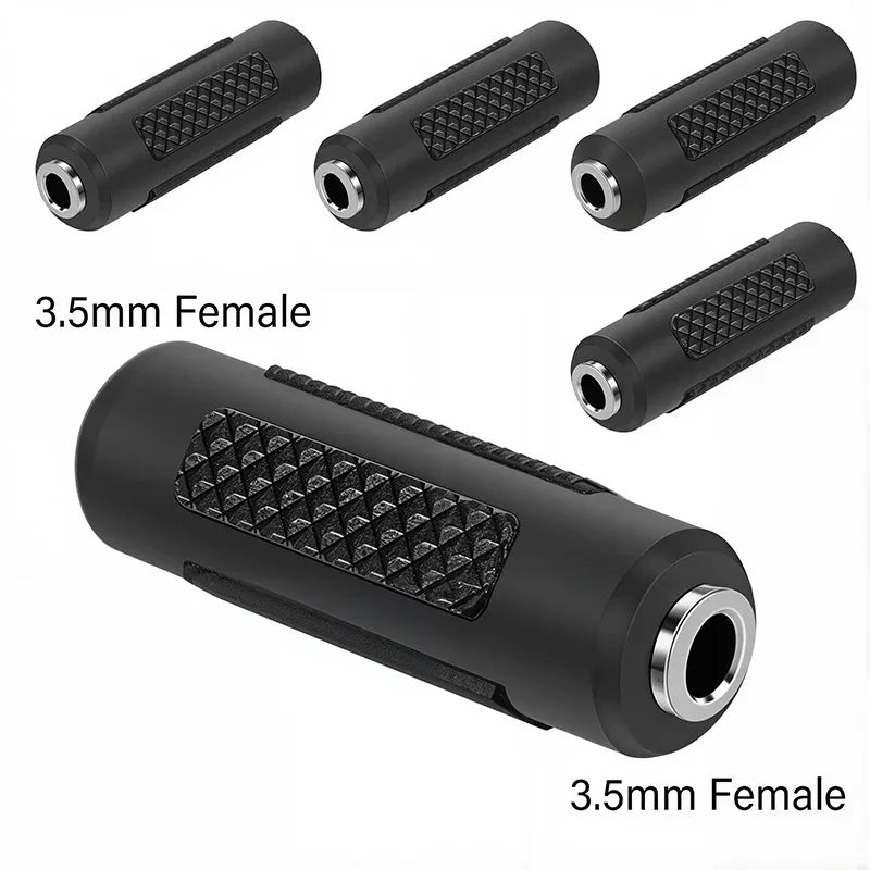 5 prises mono stéréo 3,5 mm 6,35 mm vers adaptateur de connecteur jack audio 3,5 mm 6,5 mm pour haut-parleur