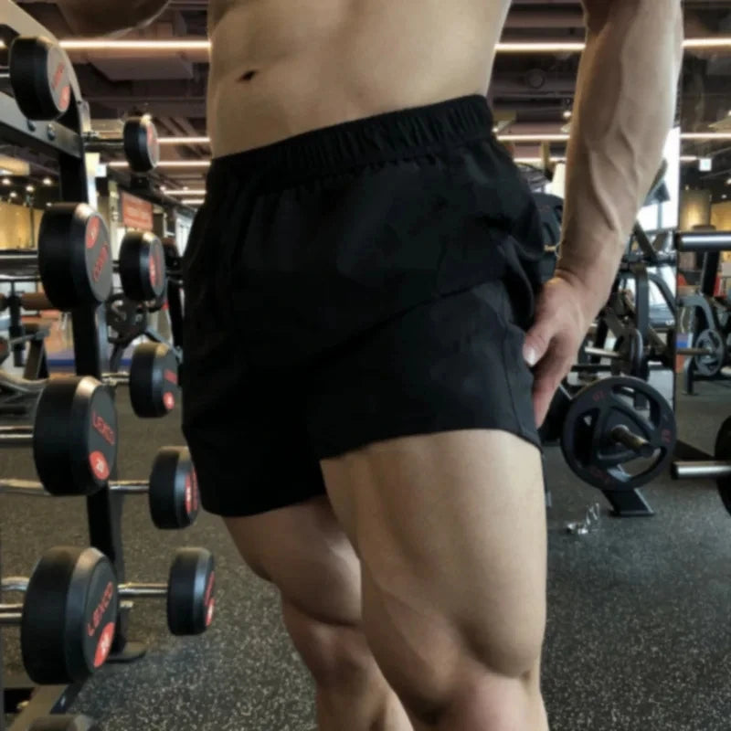 Shorts d'été décontractés grande taille pour hommes, pantalon de plage, sport, course, short droit, pantalon de survêtement fin, short décontracté ample