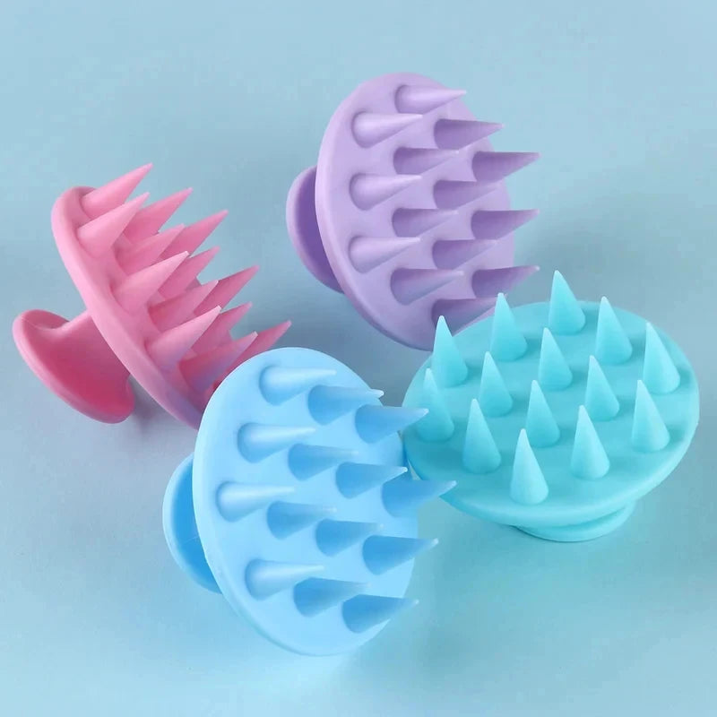 1-3pcs Silicone Shampoo Scalp Hair Massager Shampoo Massage Comb Bath Massage Brush Scalp Massager Hair Shower Brush Comb  Tool