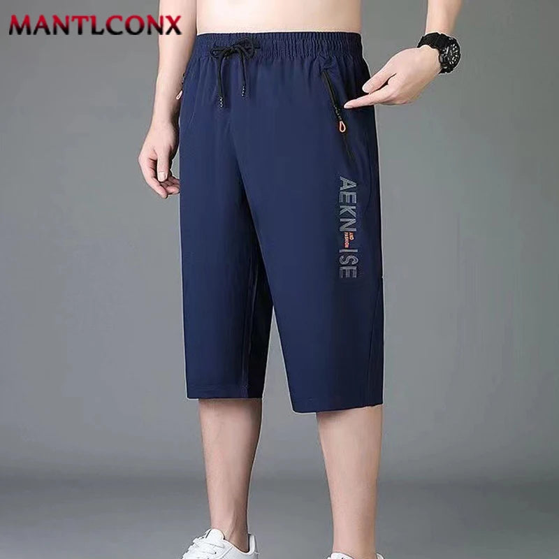 Shorts d'été pour homme, respirants, séchage rapide, taille élastique, décontractés, à la mode, pour le jogging, la course, la gym, le fitness.