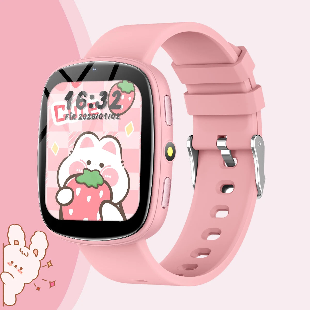 Nouvelle Montre Intelligente pour Enfants Écran Tactile Contrôle Caméra Batterie Longue Durée 260mAh Lampe de Poche 22 Jeux Partenaires d'Apprentissage Cadeaux Garçons Filles