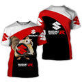 T-shirt homme 3DPrint moto Suzuki, meilleure vente 2026, été, quotidien, extérieur, sport, fitness, séchage rapide, respirant, manches courtes