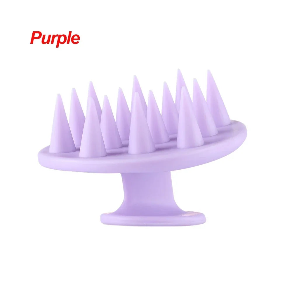 1-3 Pièces Silicone Shampooing Cuir Chevelu Masseur Cheveux Peigne De Massage Shampoing Brosse De Massage Bain Brosse De Douche Cuir Chevelu Masseur Cheveux Outil De Peigne