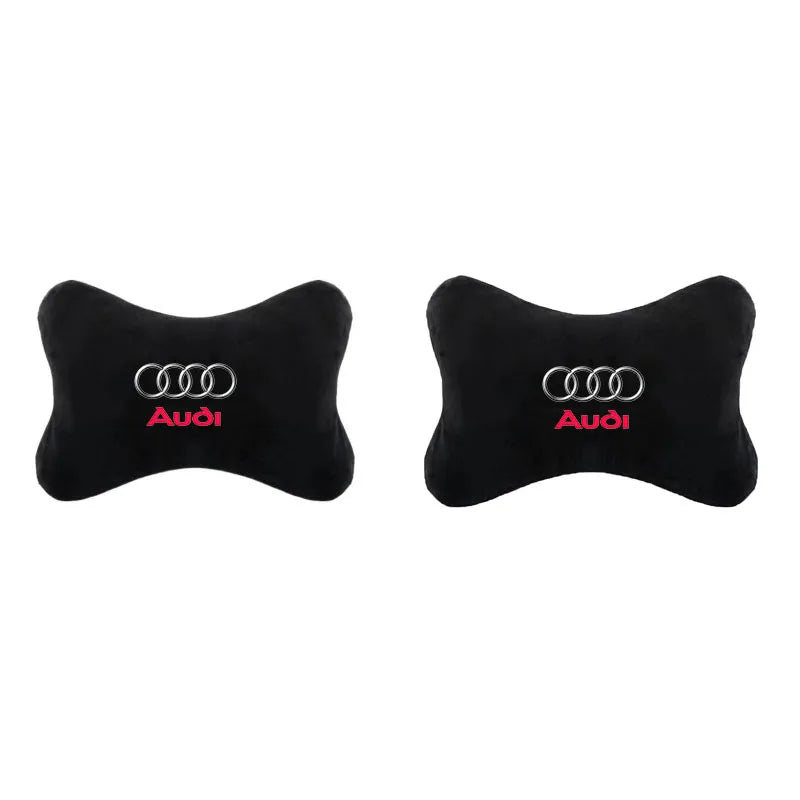 Housse de ceinture de sécurité pour voiture, coussin de sangle d'épaule, appuie-tête pour Audi A3 A4 A6 A5 Q5 B7 B6 B9 Sline S3 S4 S5 S6 Quattro RS Q3 Q7