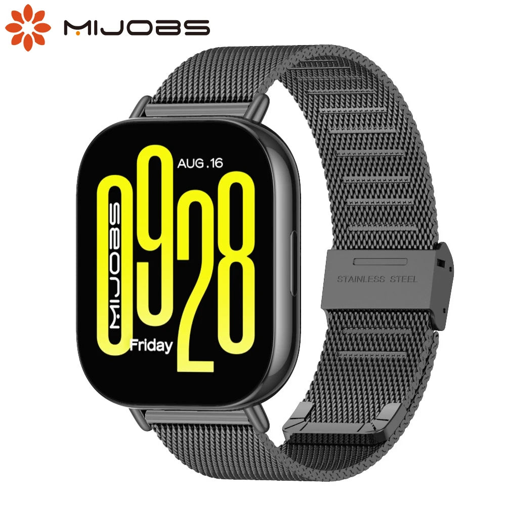 Bracelet de montre en métal pour Xiaomi Redmi Watch 5 Active / 5 Lite, bracelet de remplacement en acier inoxydable pour Redmi Watch 5 Lite