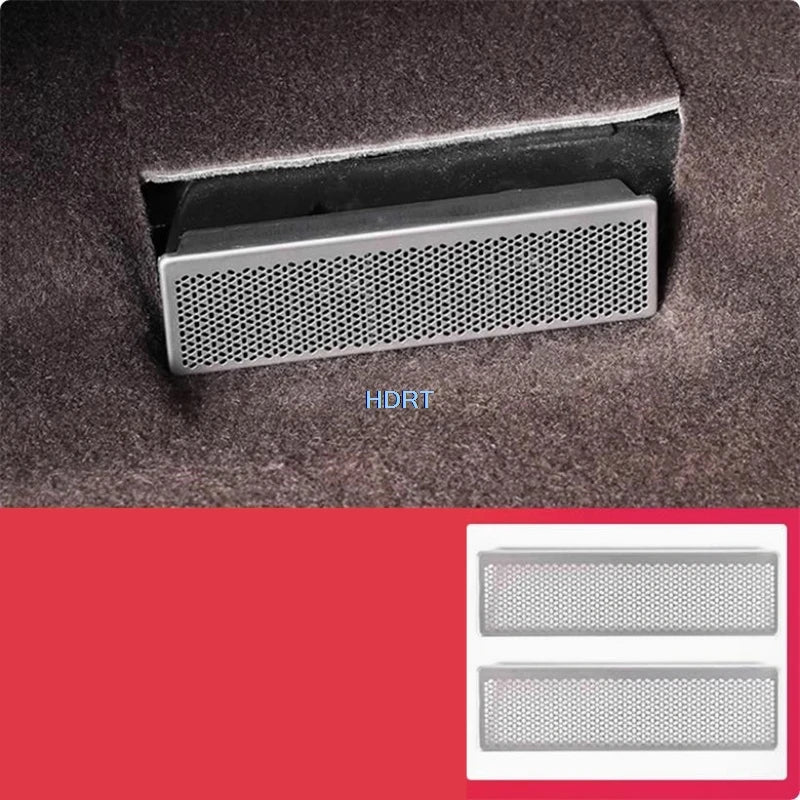 Pour Great Wall GWM Haval H9 2024 + Cache de protection anti-blocage de la sortie de climatisation des sièges arrière de voiture, accessoires de décoration