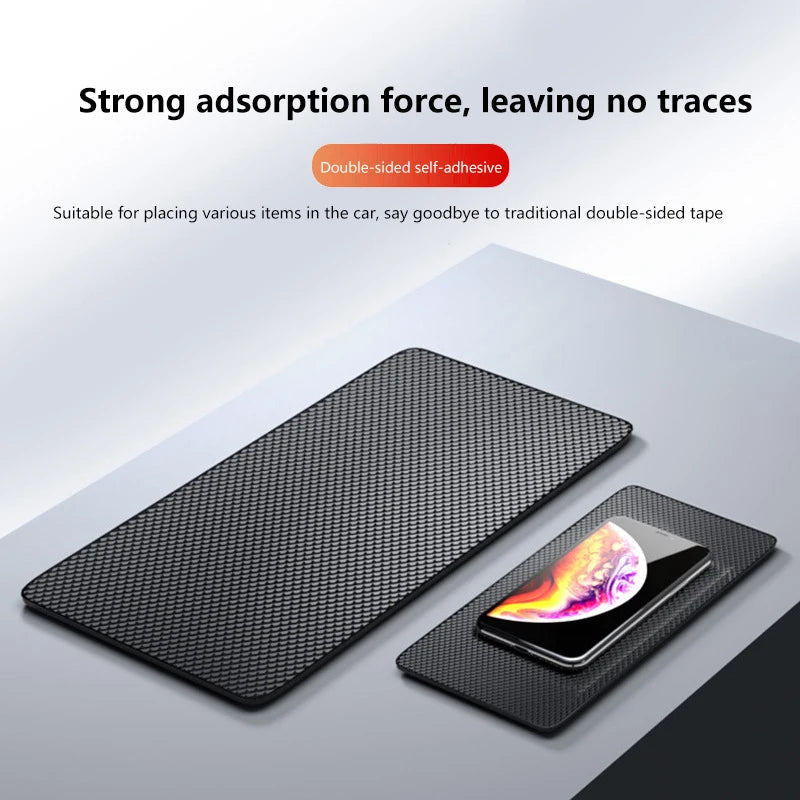 Car Dashboard Sticky Anti-Slip PVC Mat Auto Non-Slip Sticky Gel Pad Car Styling Interior For Phone Sunglasses Holder