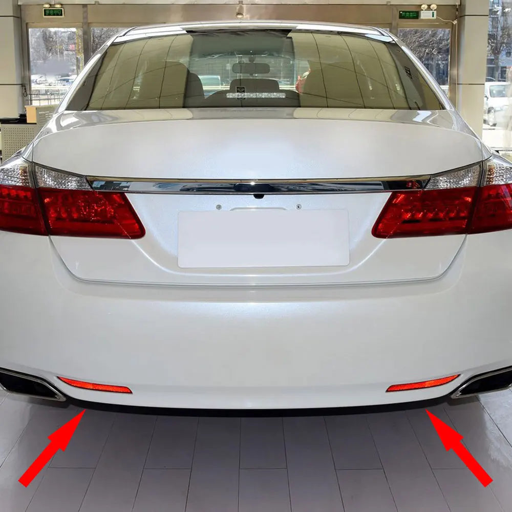 2pcs 33505T2AA01 for Honda Accord 2013 2014 2015 Car Rear Bumper Reflector Lights Lamps #33555T2AA01 Tail Light Car Accessories