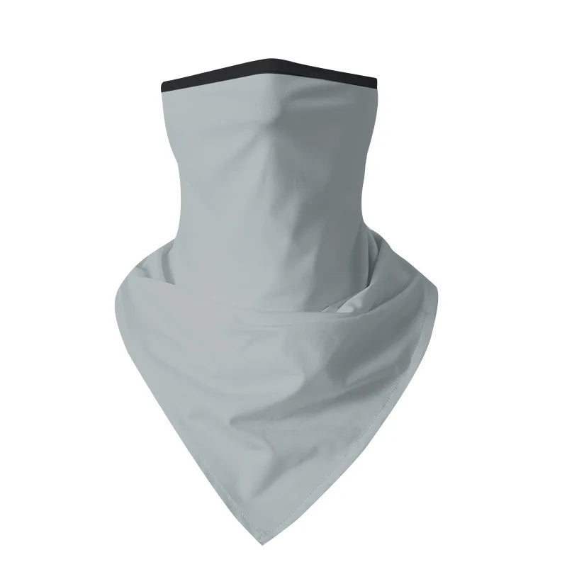 Cache-cou UV rafraîchissant pour l'été, masque de protection solaire avec boucles d'oreilles pour le cyclisme, la randonnée, les sports de plein air, séchage rapide, bandana respirant
