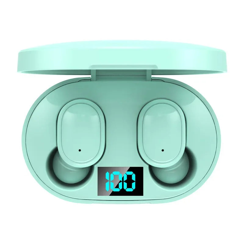 Écouteurs sans fil E6S TWS Écouteurs de sport étanches Bluetooth 5.0 Casque stéréo avec microphone pour iPhone Xiaomi Vivo Oppo