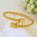 Bracelets Manchette Plaqué Or Dubaï 21k Couleur Or Luxe Saoudien Mariage Bracelets Turcs Femmes Fête de Mariage Bijoux Ramadan