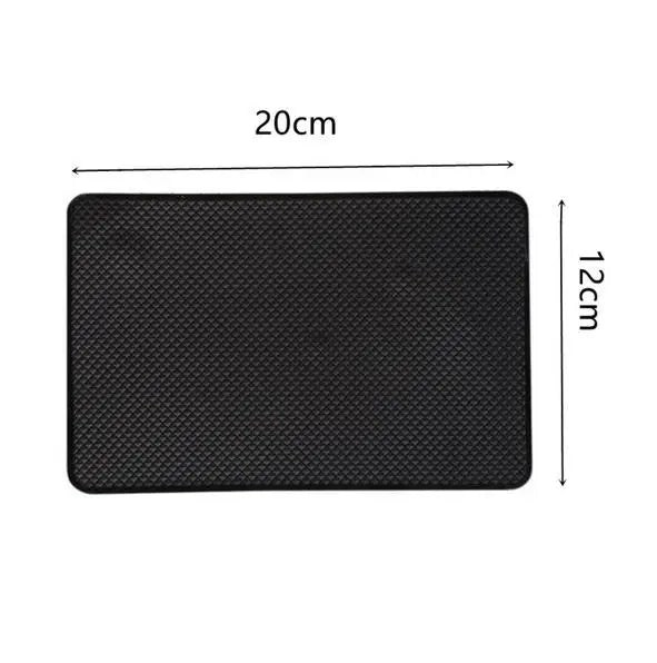 Grand tapis adhésif antidérapant en PVC pour tableau de bord de voiture, tapis de rangement antidérapant en silicone, tampon adhésif antidérapant pour support de téléphone et de clés