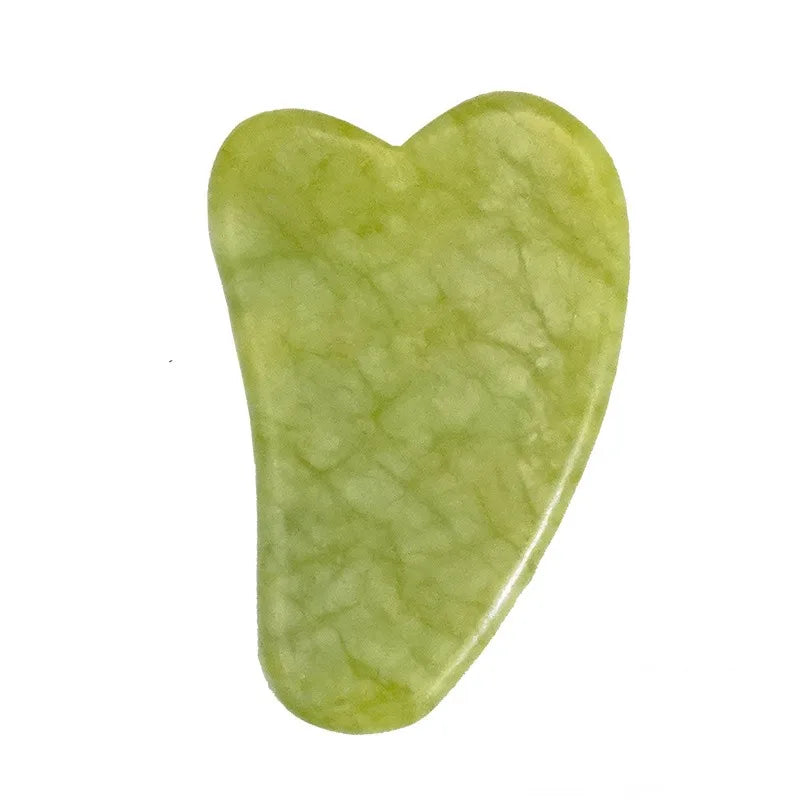 Outils de massage Gua Sha en jade naturel, grattoir en quartz rose, outil facial GuaSha pour le visage, le cou et le corps, prévient les rides, soins de beauté