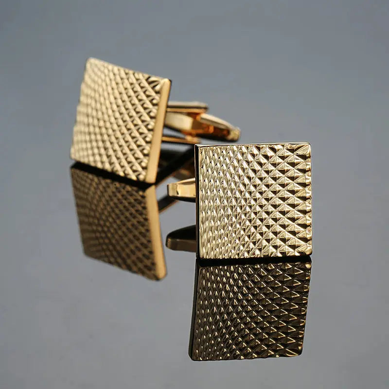 Boutons de manchette originaux de haute qualité pour hommes en cuivre, gravure laser, boutons de manchette de marque pour hommes, accessoires de costume, bijoux de mode