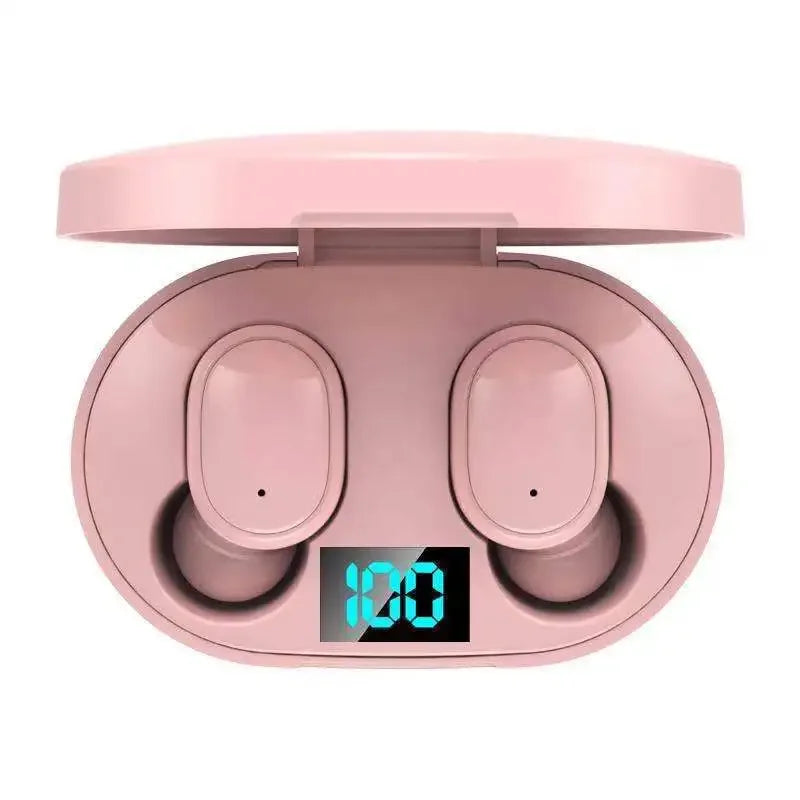 Écouteurs sans fil E6S TWS Écouteurs de sport étanches Bluetooth 5.0 Casque stéréo avec microphone pour iPhone Xiaomi Vivo Oppo