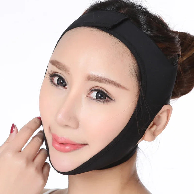 Bandeau amincissant élastique pour le visage, pour femme, pour le menton et les joues, ceinture de levage, sangle faciale anti-rides, outils d'amincissement du visage.