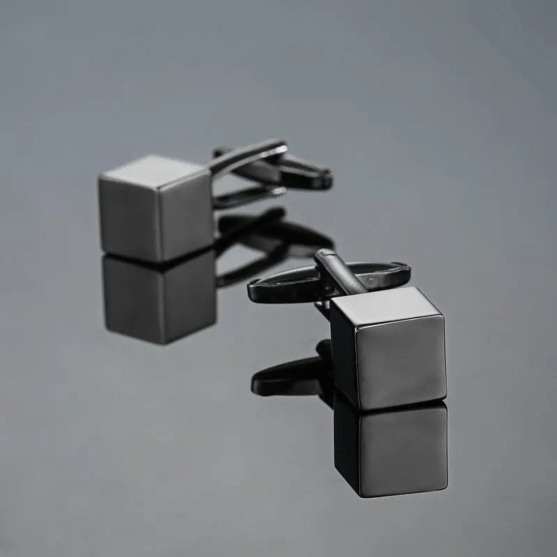Boutons de manchette originaux de haute qualité pour hommes en cuivre, gravure laser, boutons de manchette de marque pour hommes, accessoires de costume, bijoux de mode
