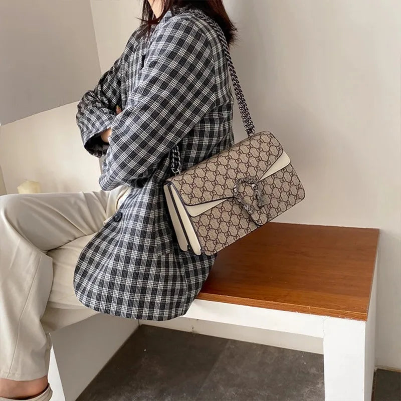 Sac à vin avancé pour femme, nouveau style, sac à chaîne polyvalent pour femme, sac à bandoulière simple.