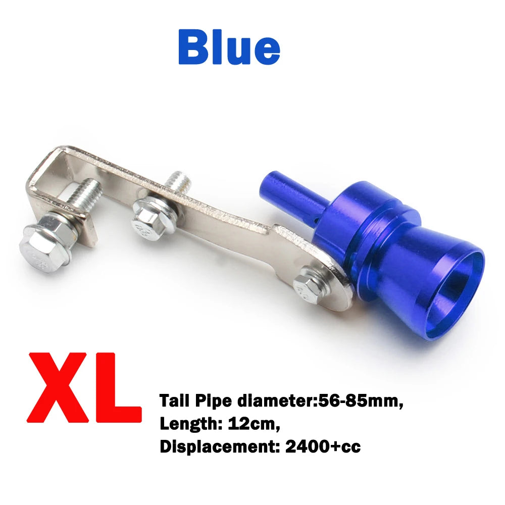 1 Sifflet Turbo, Sifflet d'Échappement Universel Turbo, Le Booster de Son Convient à la Plupart des Voitures, Berlines et Camions