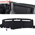 Pour Chevrolet Tahoe Suburban Avalanche Silverado 1500 Sierra 1500 1999 - 2006 Tapis de tableau de bord Couverture de tableau de bord Tapis de tableau de bord Noir