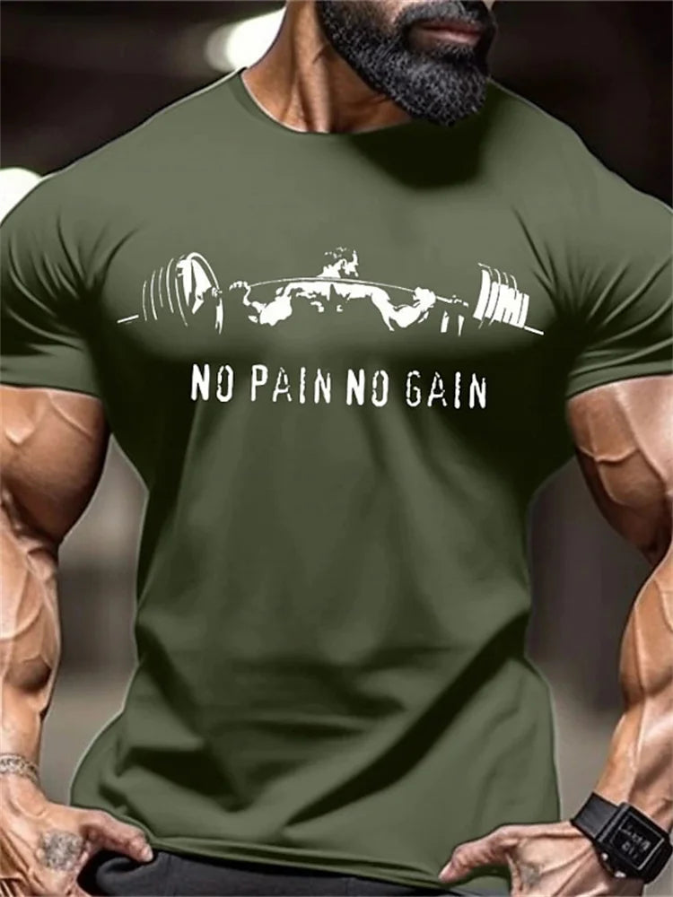 Nouveau T-shirt de Fitness pour Homme, Maillot de Sport Féroce pour la Gym, Haut à Manches Courtes à Séchage Rapide, Col Rond, Vêtements d'Entraînement de Compétition de Fitness