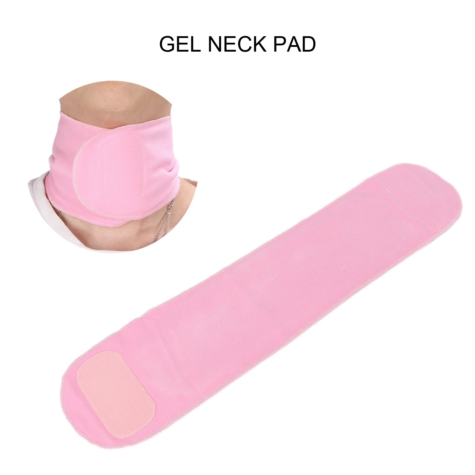 Patch anti-âge en gel de silicone réutilisable pour masque de cou, masque enveloppant le cou, ceinture hydratante, soin de la peau, masque de cou pour femmes