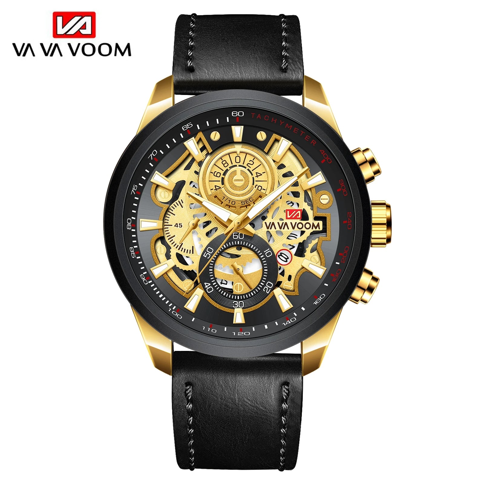 Montre de Sport Homme Style Industriel Tendance Étudiant Or Affaires Horloge Étanche Dropshipping Bijoux Montres Relogio Masculino