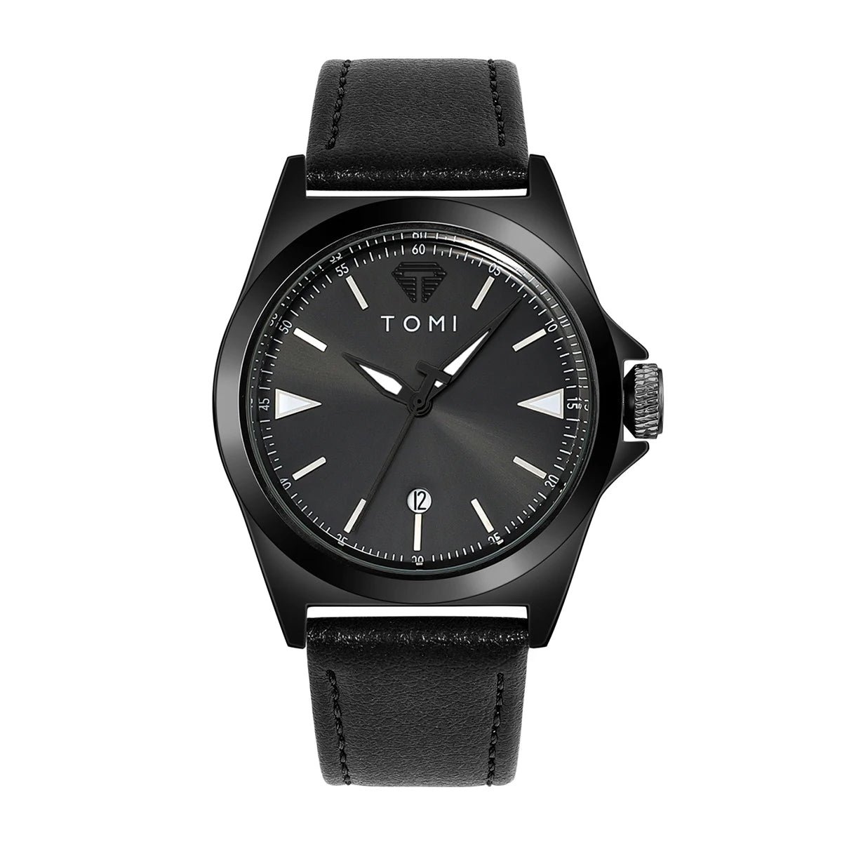Montre pour homme décontractée minimaliste TOMI, montre à quartz pour homme d'affaires, cadran rond, montre classique à la mode, cadeau