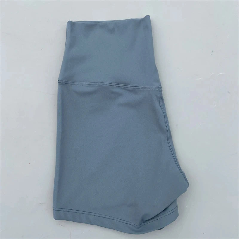 Short de sport pour femmes, shorts de yoga, shorts de sport taille haute, leggings courts d'entraînement, pantacourts de fitness, cyclisme de course, vêtements de sport doux et ajustés