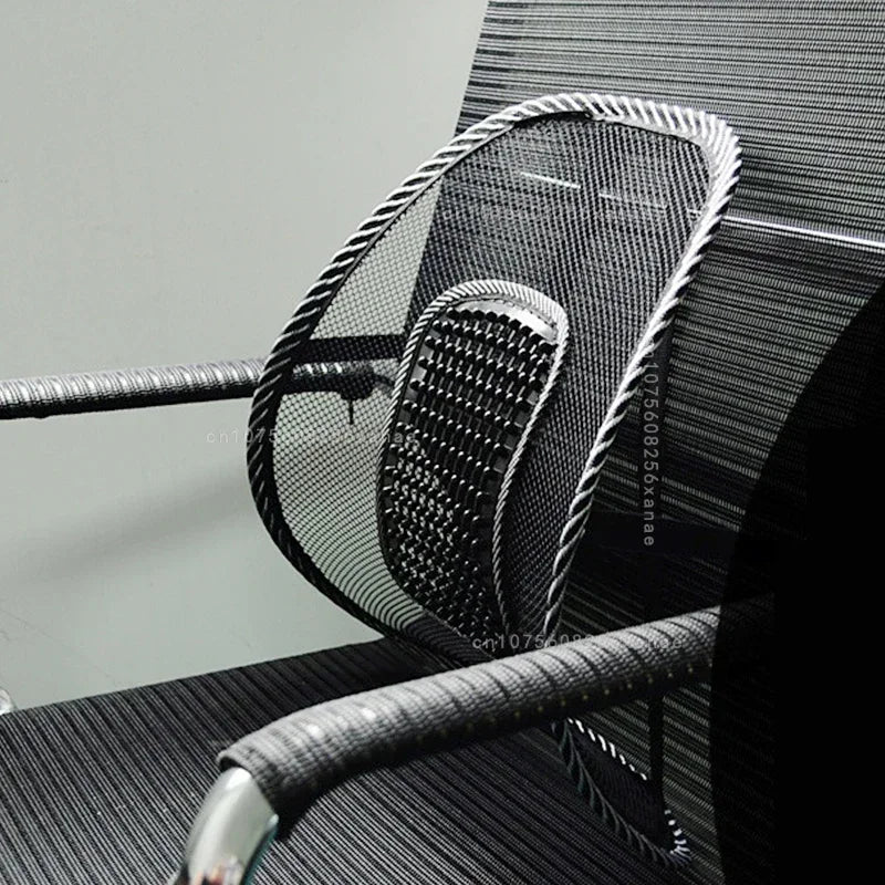 New Car Lumbar Support Pillow Breathable Heat Relief Summer Massage Seat Cushion Back Office Waist Support Net Cloth Backrest