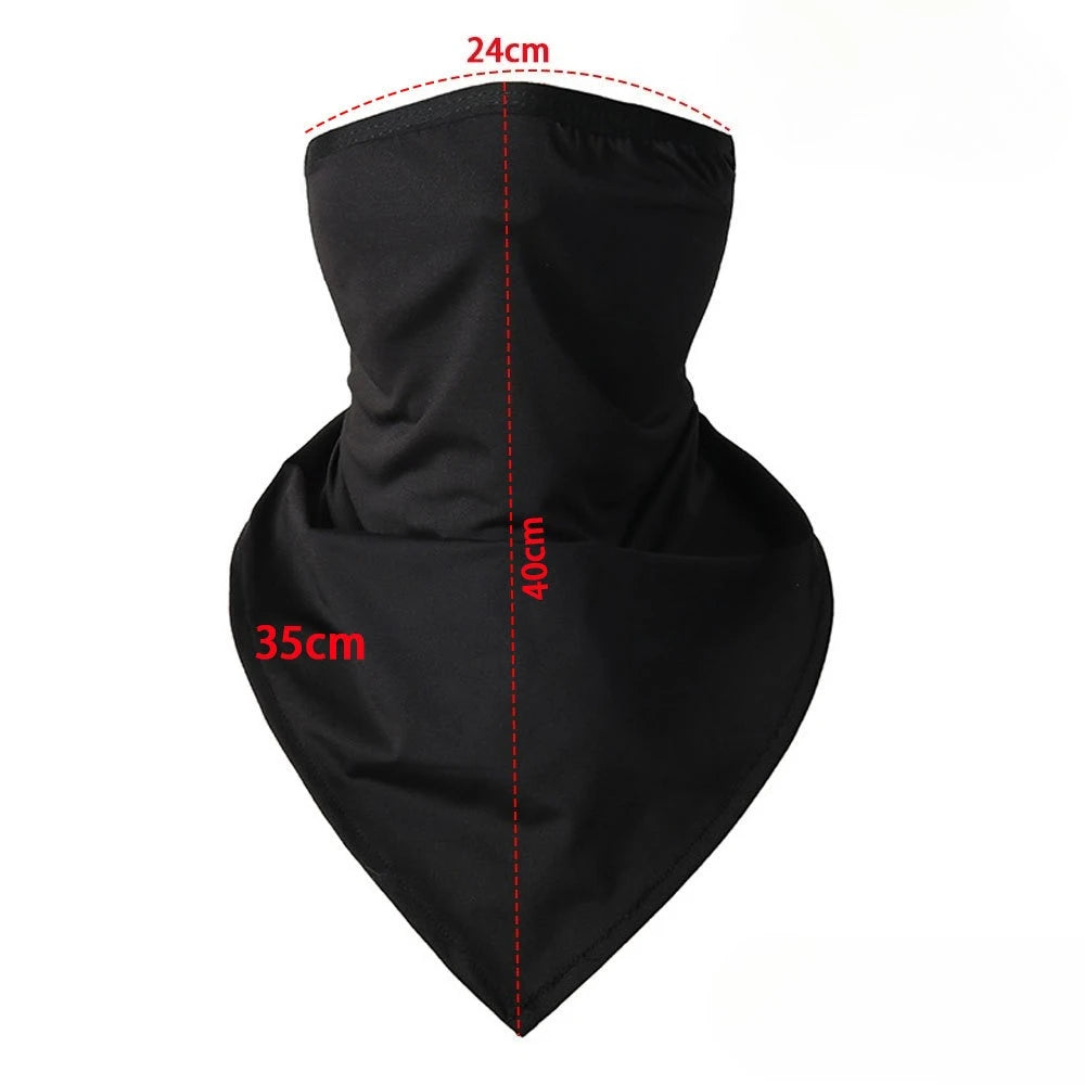 Summer Cooling UV Neck Gaiter Face Mask Ear Loop Scarf for Cycling Hiking Outdoor Sports Protection Quick Dry Breathable Bandana