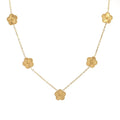 316L Stainless Steel Hot Selling Gold Plated Clover Charm Bracelet Luxury Five Leaf Flower Bracelets Jewelry For Women Gift