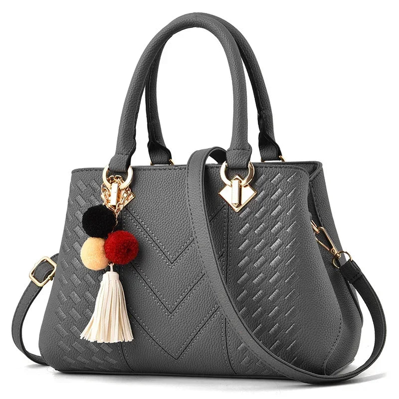 Nouveau sac à bandoulière pour femme, grande capacité, sac à main pour femme, sac à bandoulière en PU, sac seau portable, sacs messager pour dames, sacs cabas