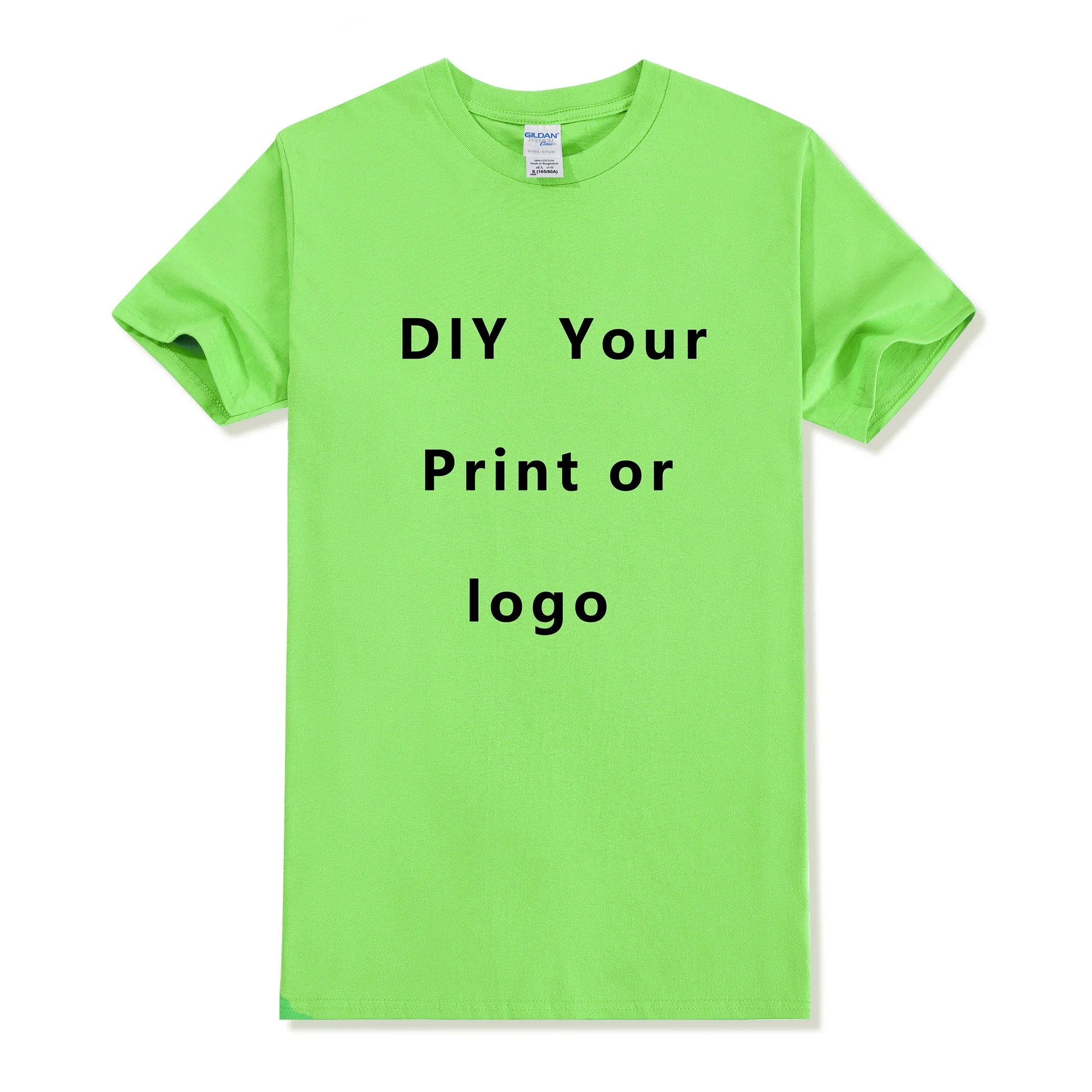 T-shirt personnalisé homme et femme, Créez votre propre logo, texte, photo, recto et verso, Les deux côtés offerts, Taille européenne, Coton, T-shirt personnalisé