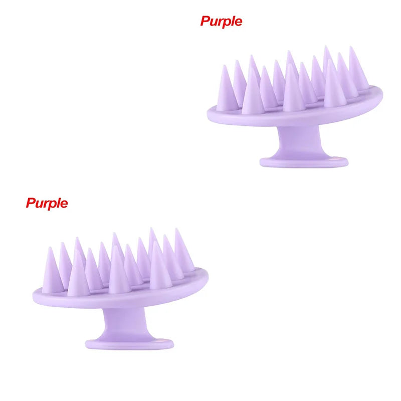 1-3 Pièces Silicone Shampooing Cuir Chevelu Masseur Cheveux Peigne De Massage Shampoing Brosse De Massage Bain Brosse De Douche Cuir Chevelu Masseur Cheveux Outil De Peigne