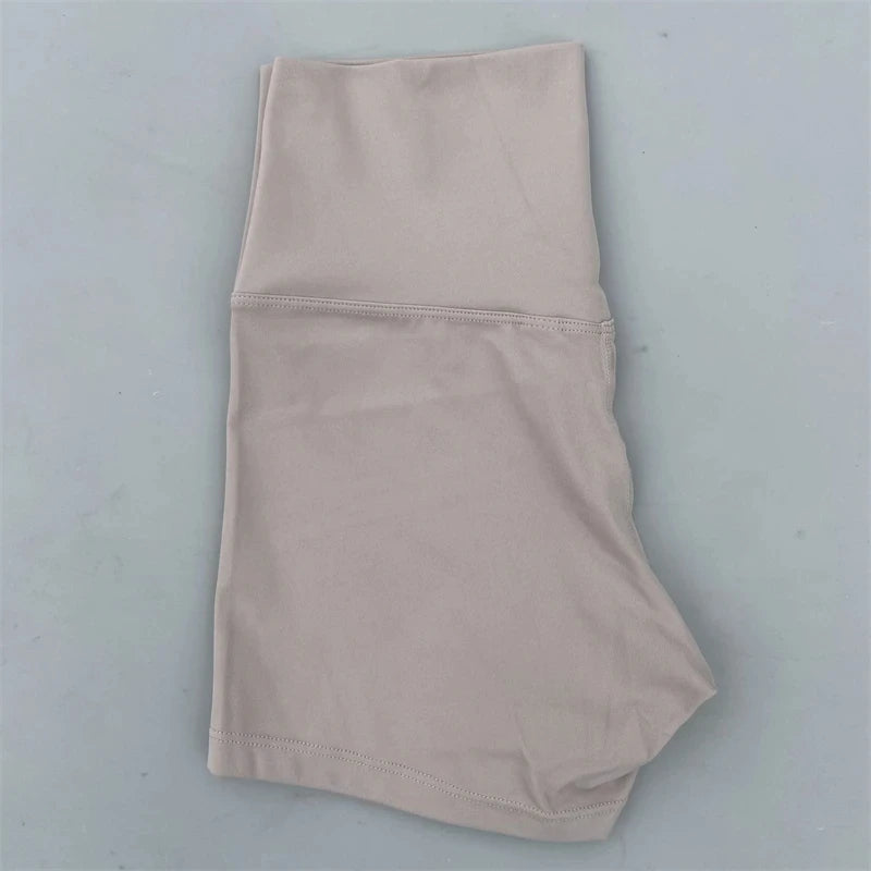 Short de sport pour femmes, shorts de yoga, shorts de sport taille haute, leggings courts d'entraînement, pantacourts de fitness, cyclisme de course, vêtements de sport doux et ajustés