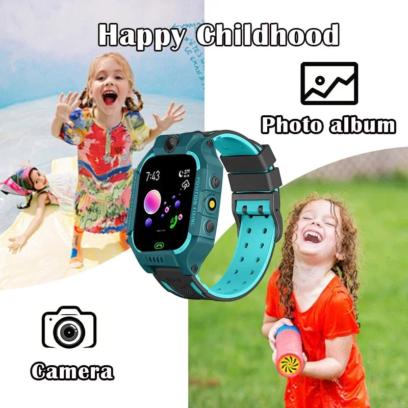 VIVO Q19 Children Kids Smart Watch SOS Phone Call Location Tracker Anti-Lost Camera Touch Screen Waterproof Student Wristwatch