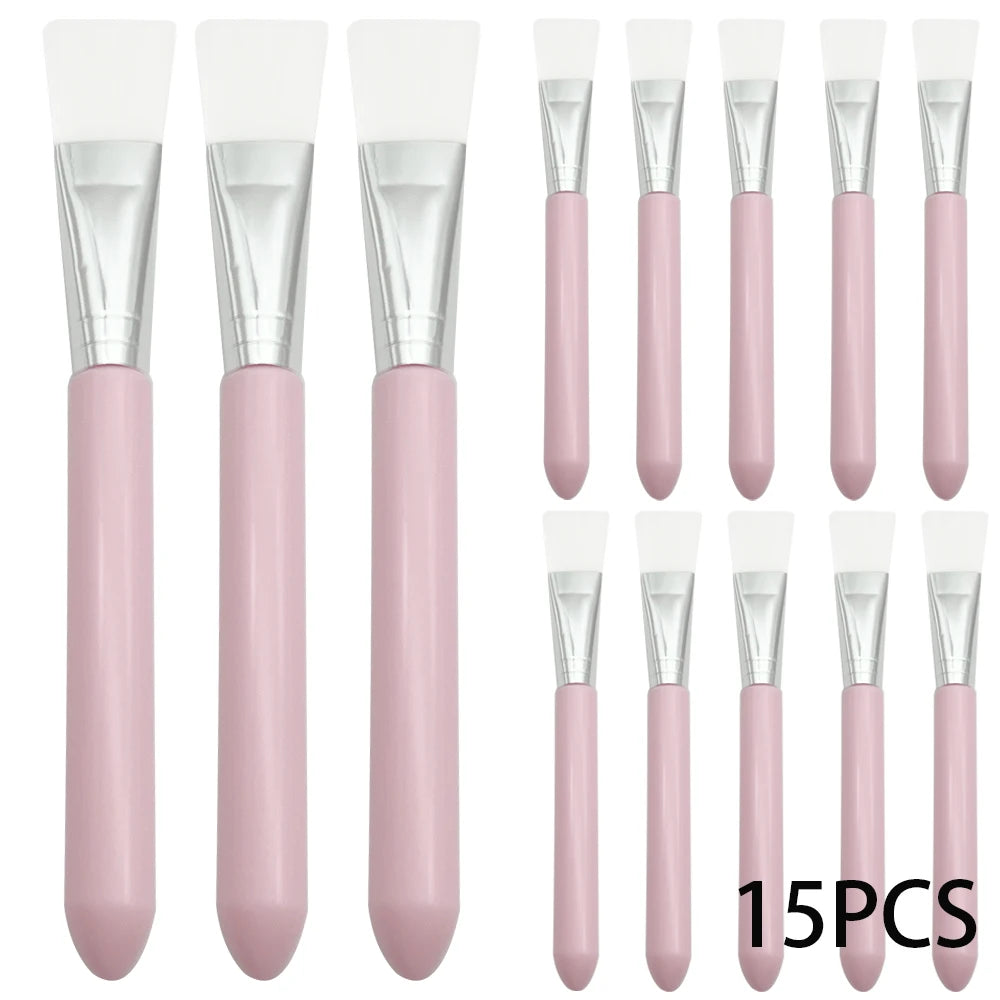 3/5/15 Pcs Brosse Masque Facial Applicateur de Masque Transparent Pinceaux de Maquillage pour Femmes Filles Esthéticienne Masque Facial Outils de Bricolage